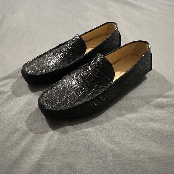 Clorinda Antinori  Loafers Mens 9.5/42.5 Crocodile Leather Made In Italy Slip On main image 11